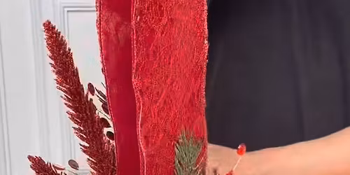 Over the door double wreath