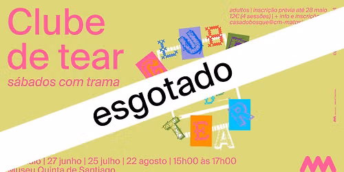 CLUBE DE TEAR - S\u00e1bados com trama