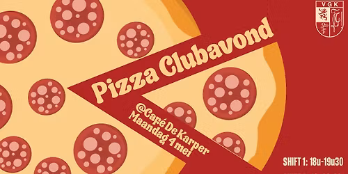PIZZA clubavond