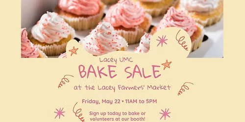 Bake Sale at the Lacey Farmers' Market