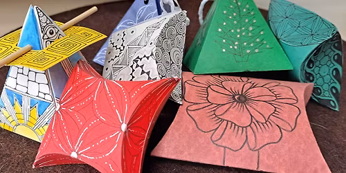 ZENTANGLE: GIFT BOXES FOR CHRISTMAS 