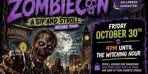 Amesbury ZombieCon 2026! \ud83e\udddf\u200d\u2640\ufe0f\ud83e\udddf\u200d\u2642\ufe0f