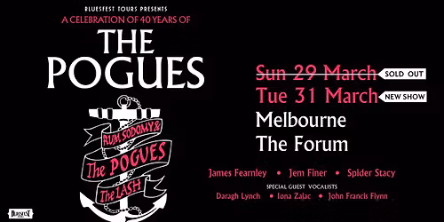 THE POGUES | The Forum, Melbourne