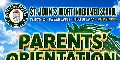 SJWIS PARENTS' ORIENTATION