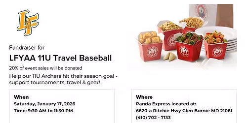 Panda Express Spirit Night