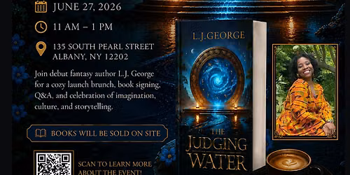 L.J. George "The Judging Water" Book Release Celebration RSVP