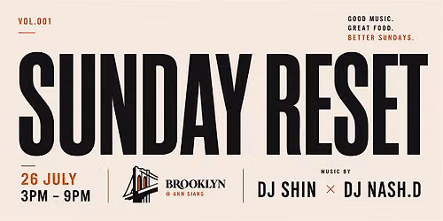 Sunday Reset Vol.001 | Brooklyn Bar