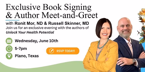 Exclusive Author Meet & Greet: Ronit Mor, ND & Russell Skinner, MD