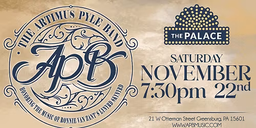 Artimus Pyle Band @ The Palace Theatre: Greensburg, PA