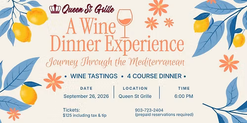 A Wine Dinner Experience