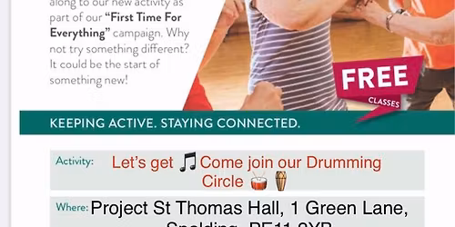 First Time for Everything - Drumming Circle
