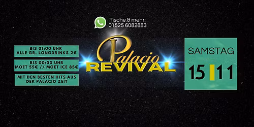 PALACIO REVIVAL - 4 ACTS & VIEL NOSTALGIE