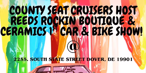 County Seat Cruisers Host Reeds Rockin Boutique & Ceramics Car Show