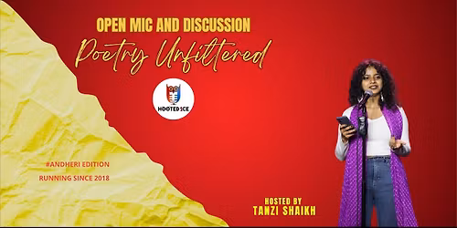 Poetry Unfiltered open mic and Live Discussion
