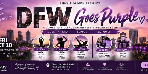 DFW goes purple