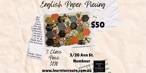 English Paper Piecing (EPP) Workshop