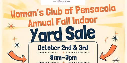 Woman\u2019s Club of Pensacola Annual Fall Indoor Yard Sale