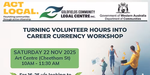 Turning Volunteer Hours into Career Currency Workshop