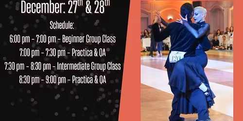 Daniel & Ashely Argentine Tango Workshops 