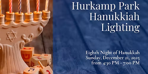 Hanukkiah Lighting in Hurkamp Park