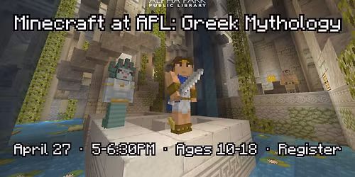Minecraft at APL: Greek Mythology