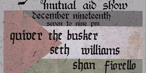 PALESTINE BENEFIT SHOW