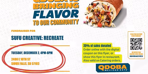 Dine to Donate at Qdoba (East) for Day of Giving