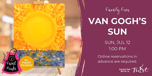 Family Painting Fun - Van Gogh's Sun