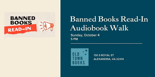 Banned Books Read-In Audiobook Walk