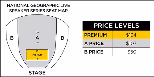 Parking National Geographic Live