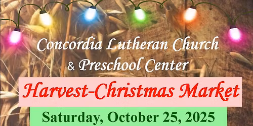 HARVEST-CHRISTMAS MARKET !