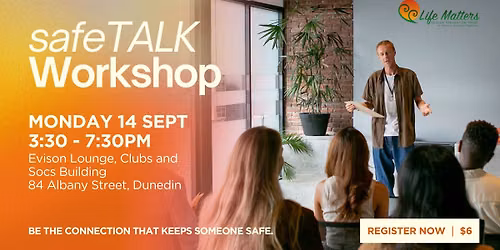 safeTALK Suicide Alertness and Prevention Workshop