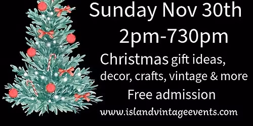 Outdoor Pop Up Christmas Market During the Oak Bay light up