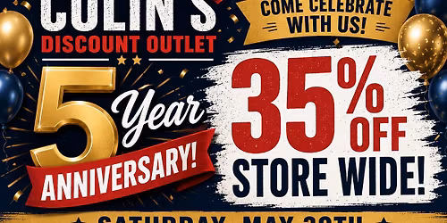 5 Year Anniversary Customer Appreciation
