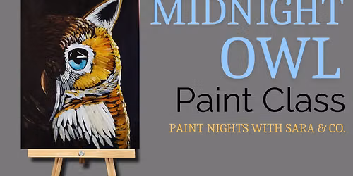 Midnight Owl Paint Class