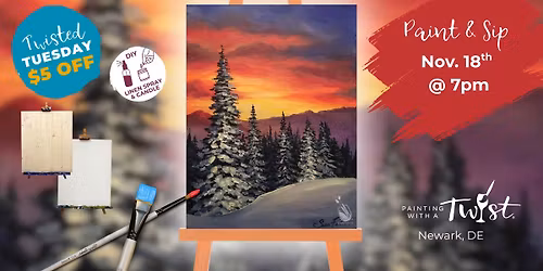 \ud83c\udfa8 Saturday Paint & Sip \u2013 Creative Fun in Newark, DE - Couples & BFFs: The Moon Between Set