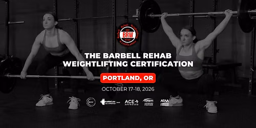 Portland, OR | Barbell Rehab Weightlifting Certification