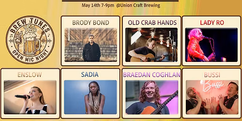 BREW TUNES Premiere! Singer-songwriter open mic competition