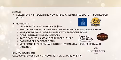 Annual Spa Holiday Event \u2728 