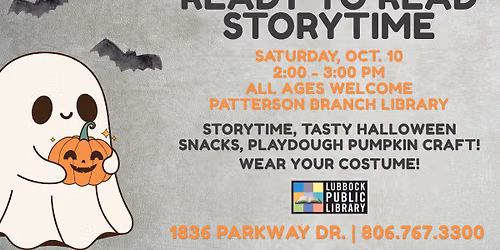 Ready to Read Storytime at Patterson Branch Library