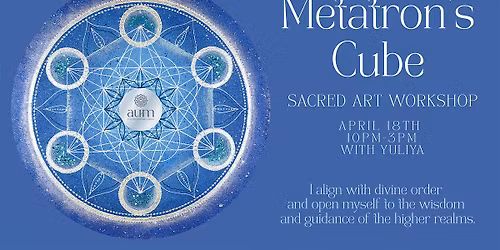 Metatron's Cube Sacred Geometry Art