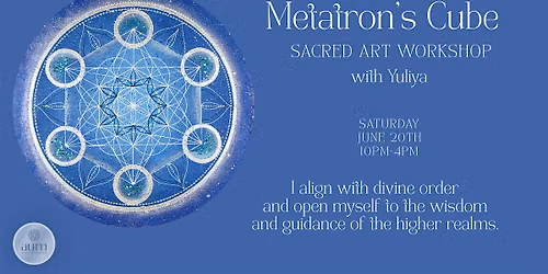 Metatron's Cube Sacred Geometry Art
