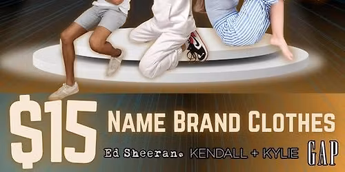 Premium Clothing Week: $15 Name Brands