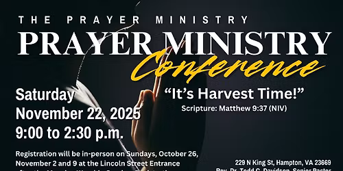 Prayer Ministry Conference 2025
