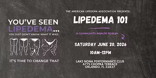 Lipedema 101: A Community Health Forum