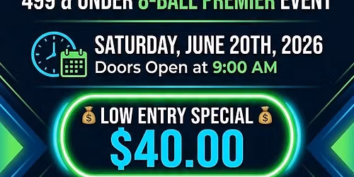 J-FAMOUS 499 & UNDER 8 BALL 2 STAGE EVENT