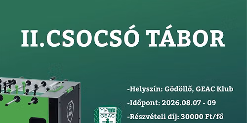 II. MATE-GEAC Csocs\u00f3 T\u00e1bor