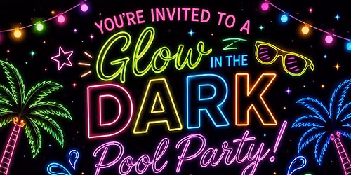 Cash & Cross Glow in the Dark Pool Party! \ud83c\udf89