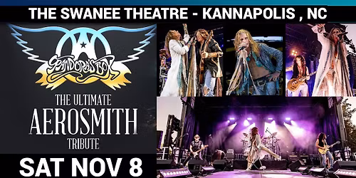Pandora's Box - The Ultimate Aerosmith Tribute - SAT NOV 8 - The Swanee Theatre - Doors 7PM