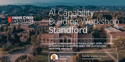 AI Capability Building Workshop in Stanford